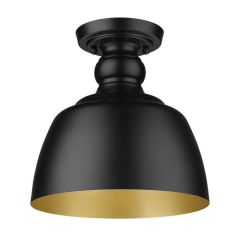 Holmes BLK Flush Mount in Matte Black