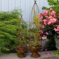 Flowerpot Cloche Stand Set of 2