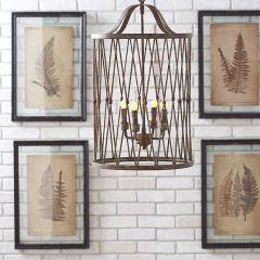 Vintage Inspired Fern Prints Set of 4