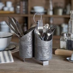 3 Cup Farmhouse Utensil Caddy