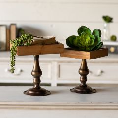 Pedestal Display Risers Set of 2