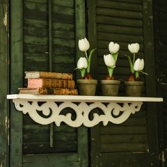 Cottage House Scroll Wall Shelf