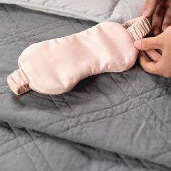 Blush Satin Sleep Mask