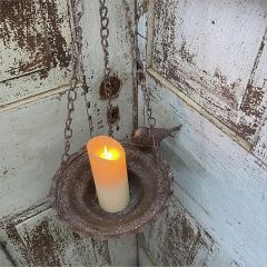 Bird Edge Hanging Rustic Planter