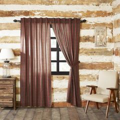 Tartan Plaid Curtain Panel Set of 2