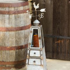 Weather Vane Lantern With Drawers