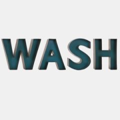 Wash Metal Wall Decor