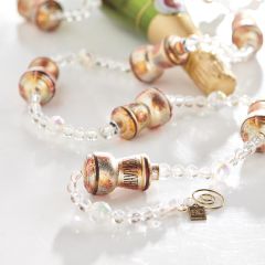 Glass Garland of Champagne Corks