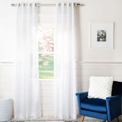 Simple Semi Sheer Window Panel Set of 2