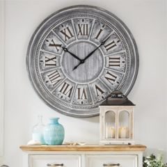 Rustic Iron Wall Clock