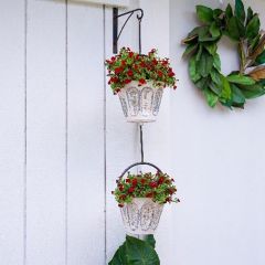 2 Tier Hanging Bucket Planter