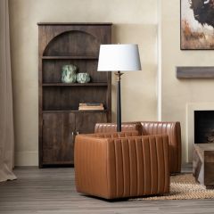 Farmhouse Classics Arched Bookcase Cabinet
