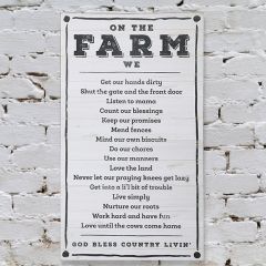 On The Farm Wood Wall Decor