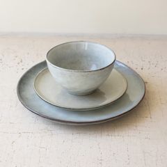 18 Piece Simply Grey Ceramic Dish Collection