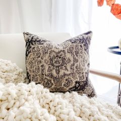Patterned Chenille Accent Pillow