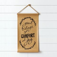 Good Tidings Scroll Wall Art