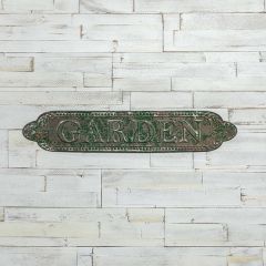 Metal Garden Wall Plaque