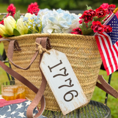 Decorative Americana Rustic Wood Tags Set of 3