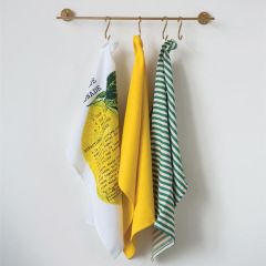 Citrus Style Cotton Tea Towels Set of 3