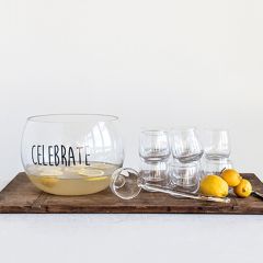 Celebrate Punch Bowl Set 14 Piece Set