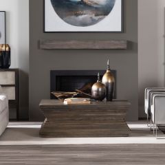 Tiered Hourglass Cocktail Table