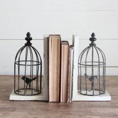Birdcage Bookends
