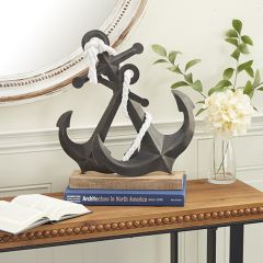 2 Anchor Rustic Tabletop Sculpture