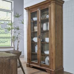 2 Door Reclaimed Pine Display Cabinet