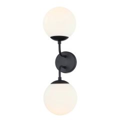 2 Globe Modern Wall Sconce Light