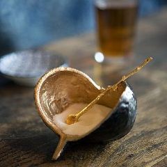 2 Piece Elegant Pod Sugar Bowl with Spoon Set