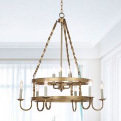 2 Tier Adjustable 9 Light Chandelier
