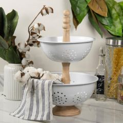 2 Tier Colander Style Stand