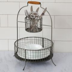 2 Tier Countertop Basket Organizer