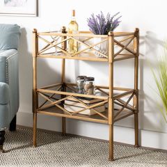 2 Tier Criss Cross Storage Shelf