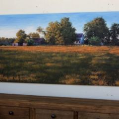 Sunrise on the Farm Canvas Wall Art