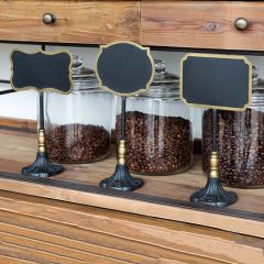 Chalkboard Display Sign Set of 3