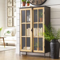 Double Door Farmhouse Storage Cabinet