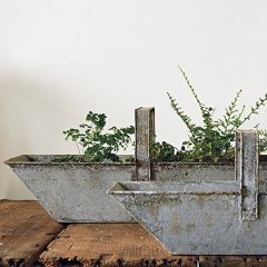 Metal Baskets With Handle Set of 2