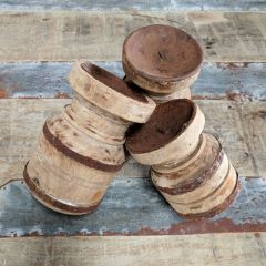 Found Wood Tabletop Display Pedestal