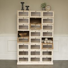 24 Door Cubby Shelf Display Tower
