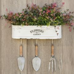 Hanging Garden Tools Metal Planter