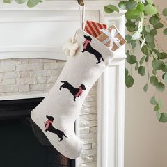 Dachshund Print Stocking Set of 2