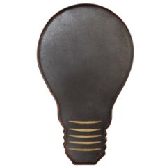 Metal Light Bulb Wall Decor 1