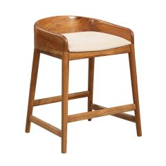 Modern Saddle Counter Stool