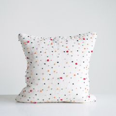 French Knot Polka Dot Pillow