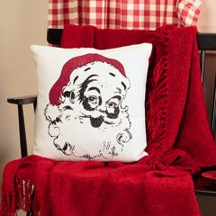 Vintage Style Santa Pillow