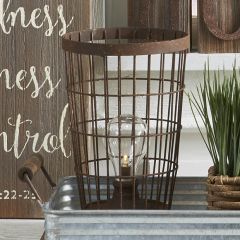 Vintage Inspired Wire LED Lantern