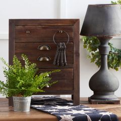 3 Drawer Wooden Farmhouse Cabinet