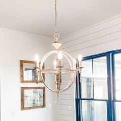 Pale Provincial Chandelier