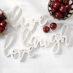 3 Piece Inspirational Cutout Word Wall Sign